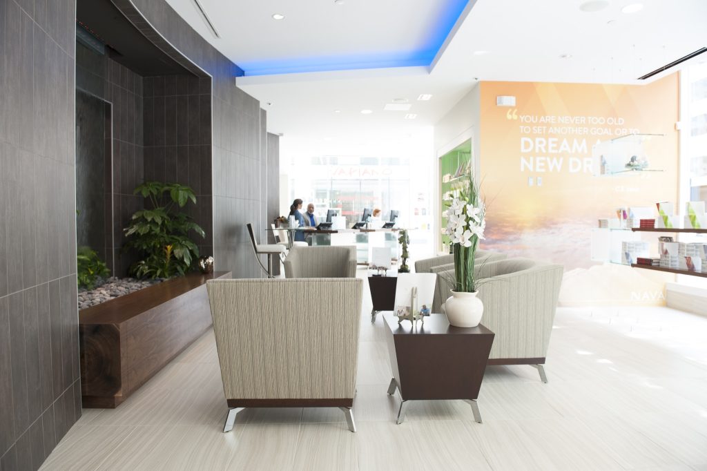 interior of Nava Health & Vitality Center in Columbia, Maryland