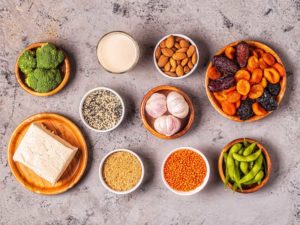 Estrogen-rich foods to illustrate hormonal recovery help after hysterectomy