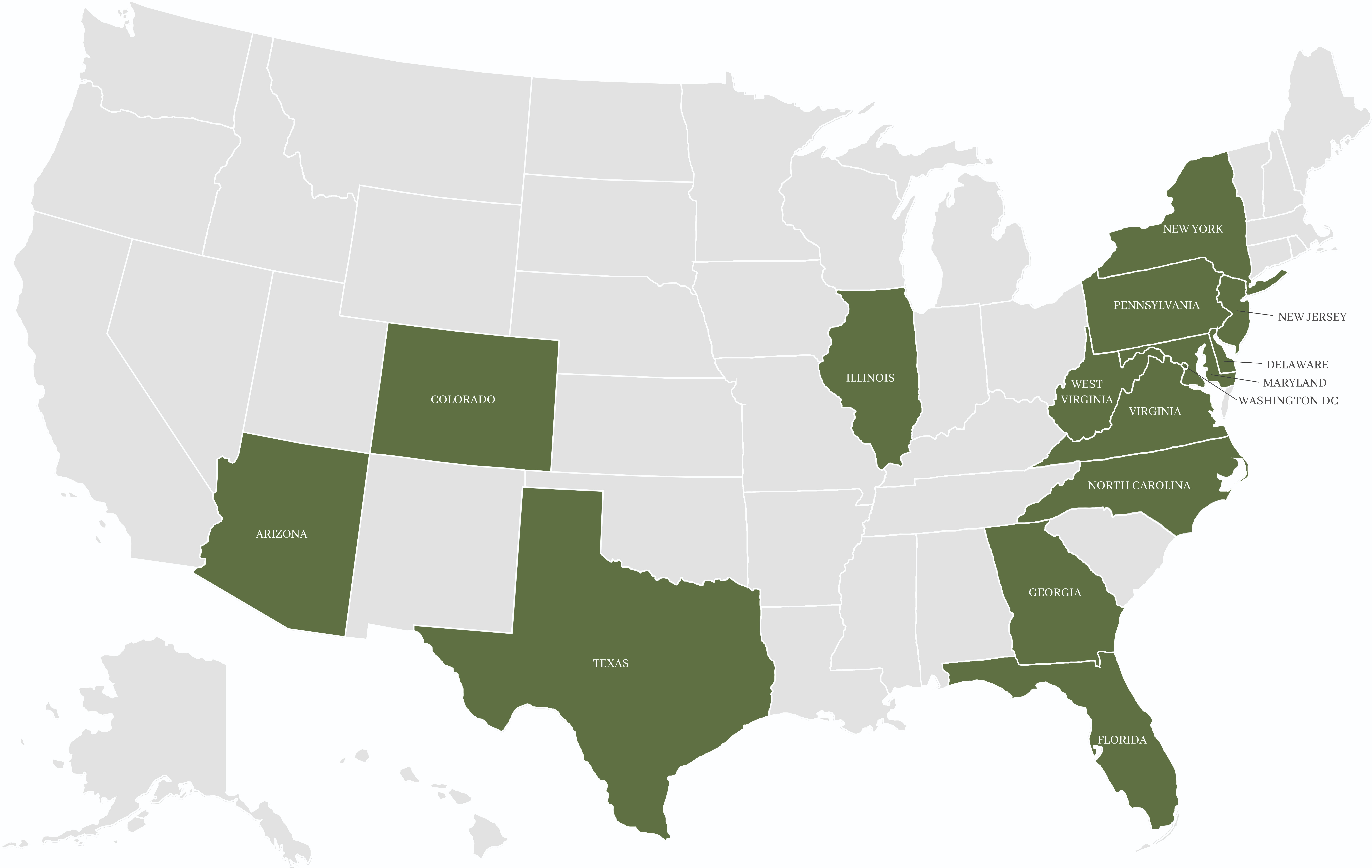 Where We’re Licensed to Serve You 