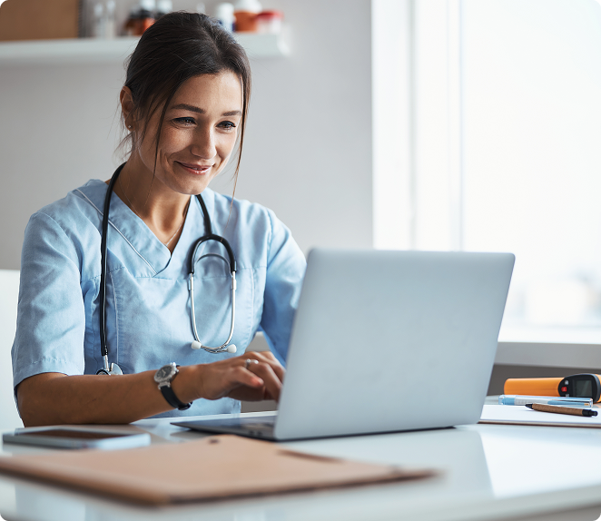Virtual consult with doctor